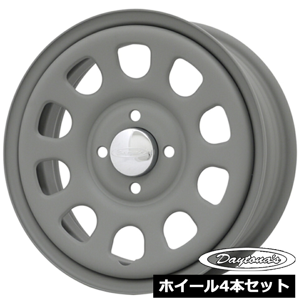 ホイール4本セット デイトナ DAYTONA'S G2 マットグレー 13インチ 4.5J 4穴100 +40 軽自動車 20,676円