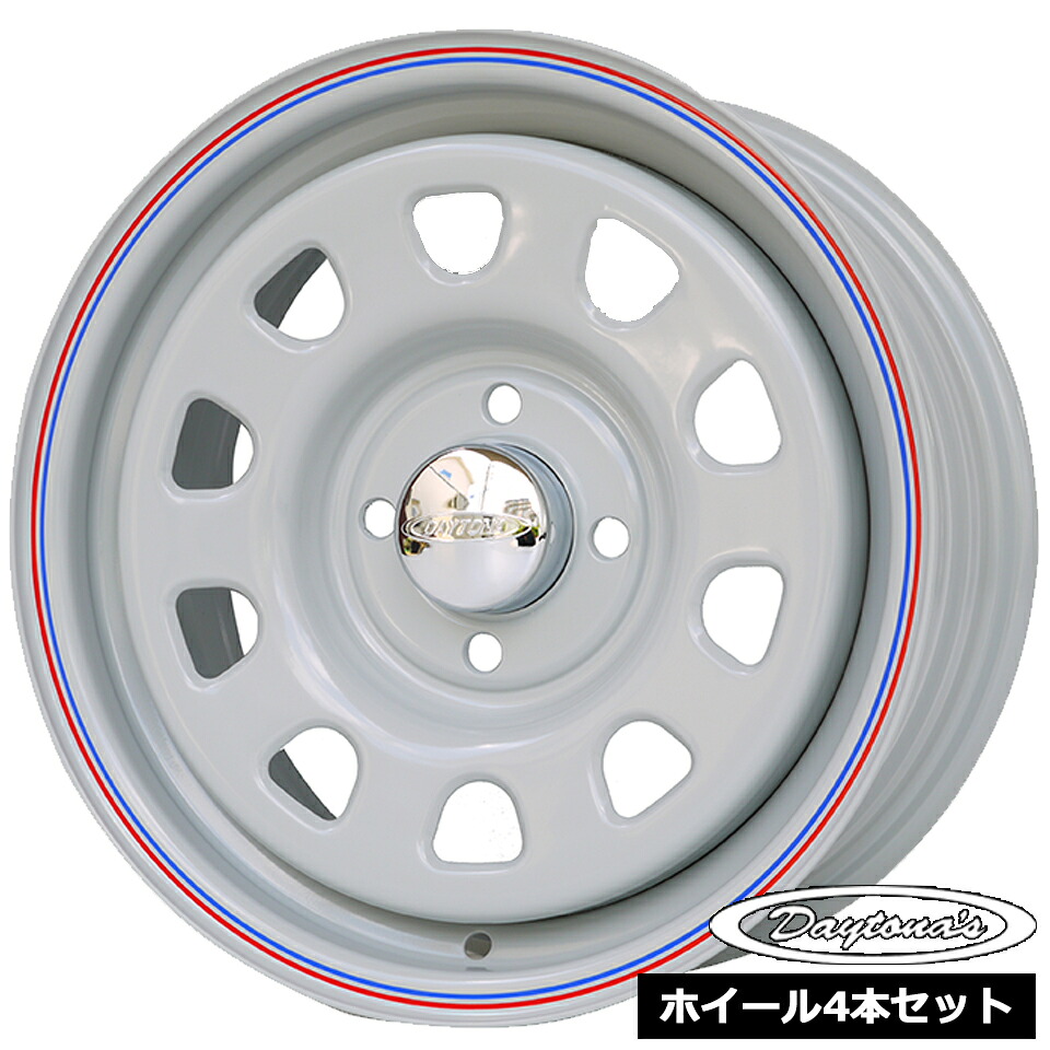 ホイール4本セット デイトナ DAYTONA'S グレー 14インチ 6.0J 4穴100 +30 プロボックス