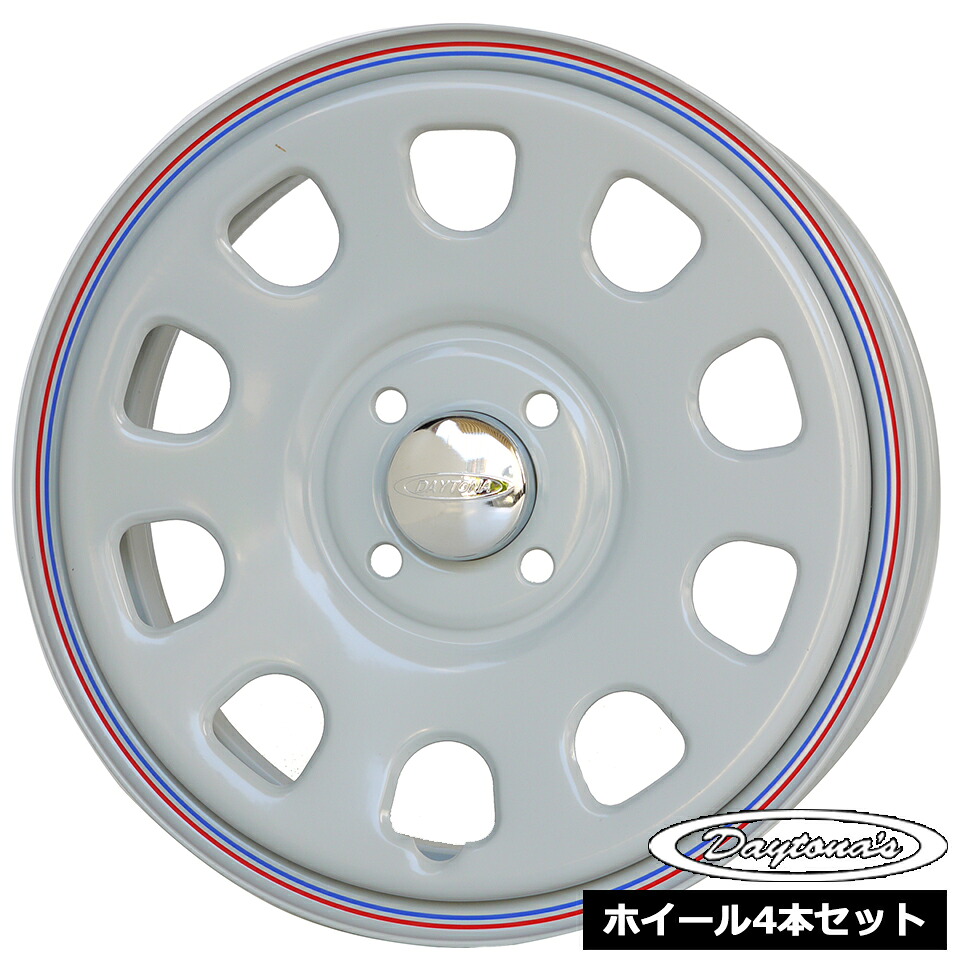 ホイール4本セット デイトナ DAYTONA'S G2 グレー 15インチ 5.0J 4穴100 +45