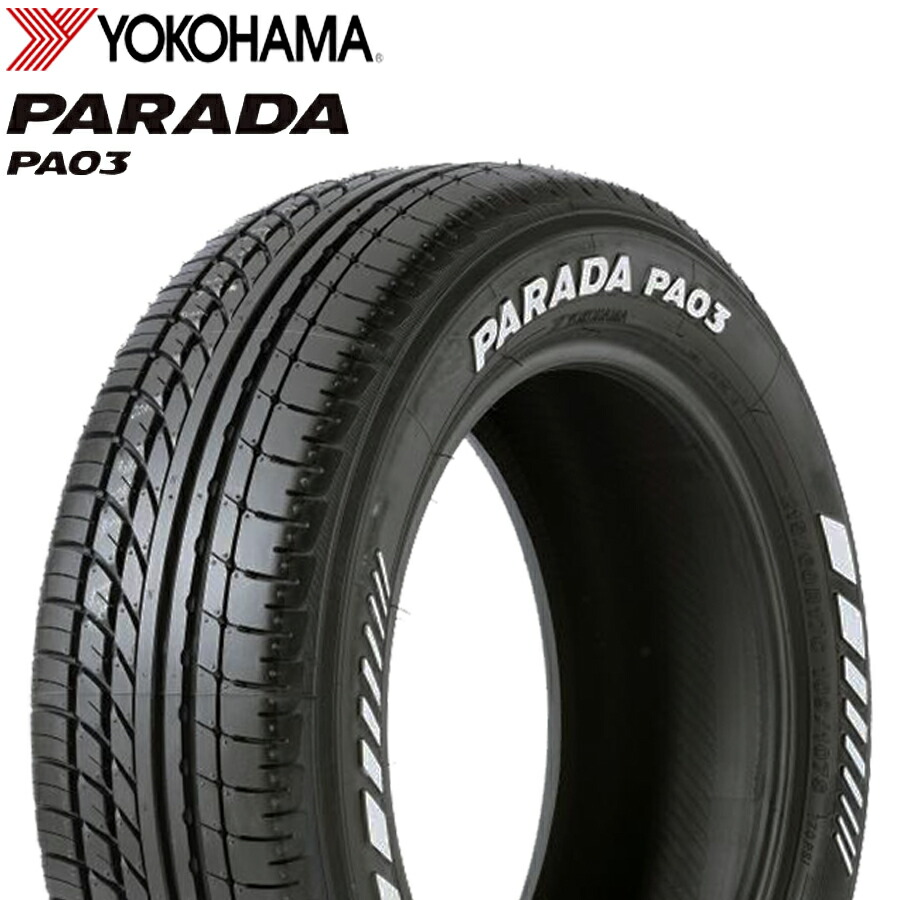 楽天市場】225/50R18C 107/105H RWL 4本セット YOKOHAMA PARADA PA03 