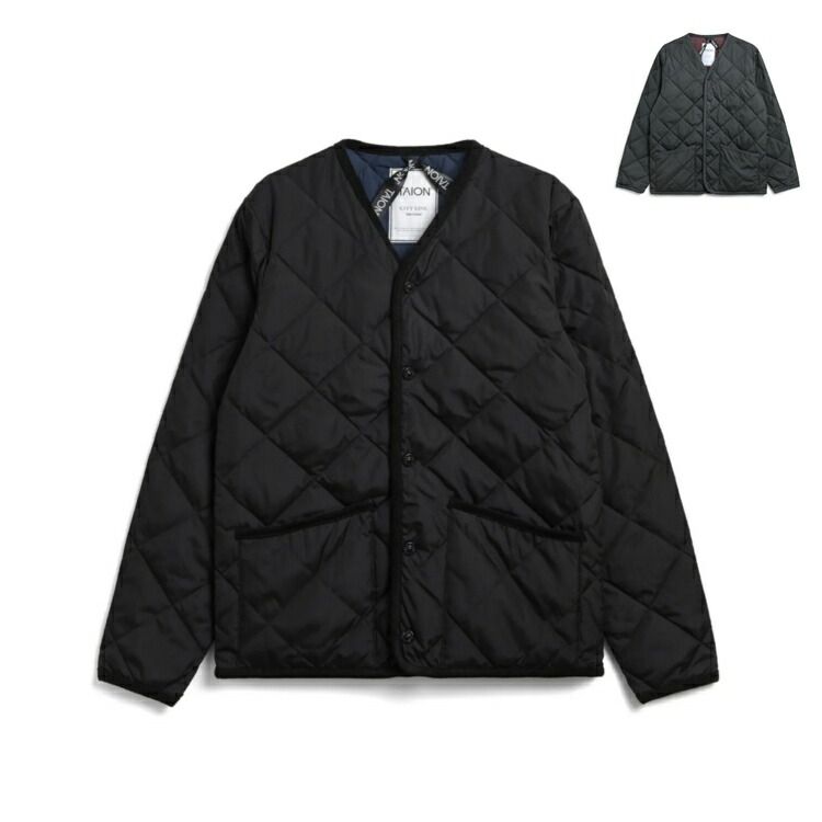 【大売り出し】【国内定まり品】TAION(タイオン) PIPING V NECK DOWN CARDIGAN(シティパイピングVネックダウンカーディガン)【BLACK】【D.CHARCOAL】TAION-101CI