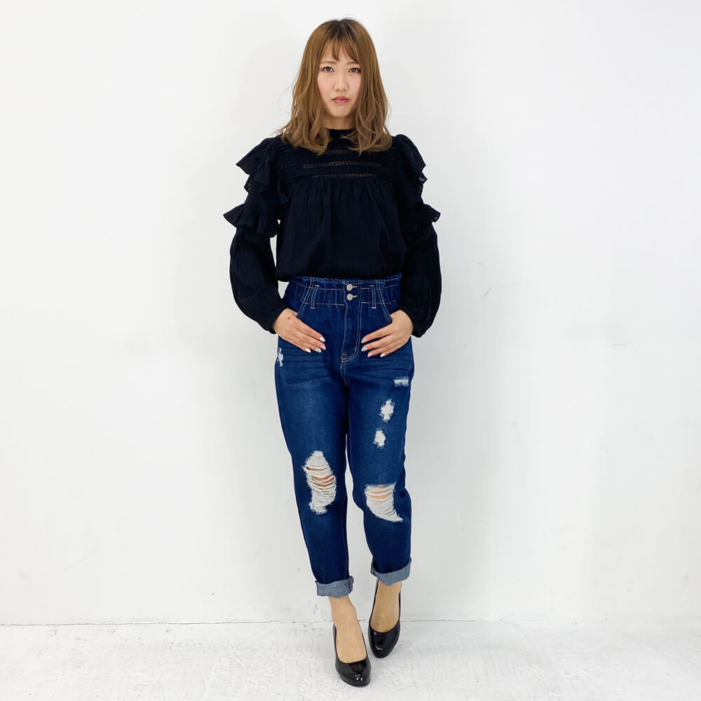 ハイウエスト ダメージ おしゃれ おすすめ かわいい きれいめカジュアル コーデ ジーパン ジーンズ ストレートデニム テーパード テーパードパンツ デニム パンツ ボトムス レディース 人気 冬 可愛い 夏 大人 大人可愛い 春 秋 秋冬 最大74 Offクーポン デニム