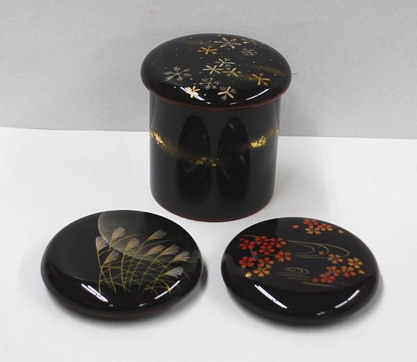 楽天市場】【茶器/茶道具 皆具】 仁清写し 雪月花 加藤広明作 （水指