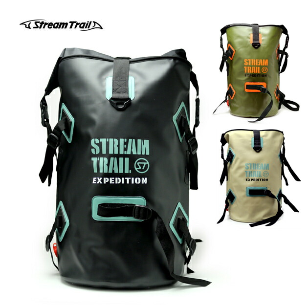Stream Trail 防水バックパック 大容量 STREAM TRAIL リュック 防水バッグ バックパック 大容量 通勤