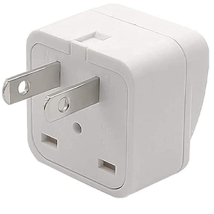 サンワアダプター送料込 3P・L型変換アダプター(3P・2P・抜け止め・温度ヒューズ内蔵