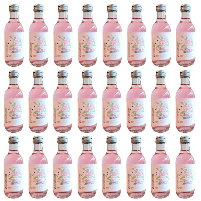 FOODEX 美食女子 2016 銀賞 【 ブルガリアン スパークロゼ 】 内容量 1瓶 200ml&times;24 ケース販売 簡易梱包 バラ ローズ ドリンク ノンアルコール｜腸詰屋蓼科店 8,960円