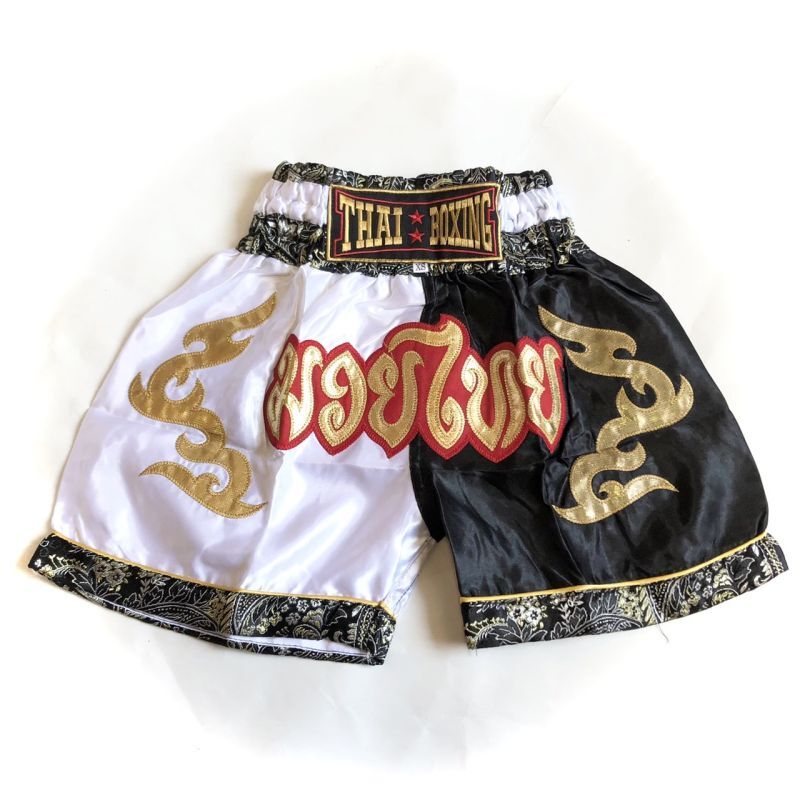 楽天市場】子供用 ナイロン パンツ 戦青 ムエタイ キックパンツ