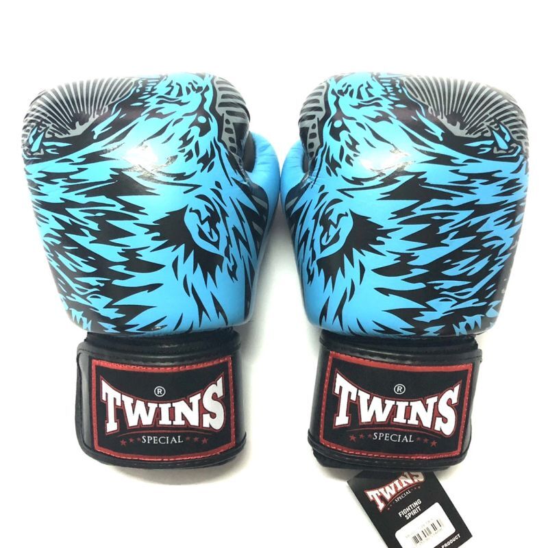 新品 TWINS SPECIAL ボクシンググローブ 8oz 黒青熊 ボクシング 
