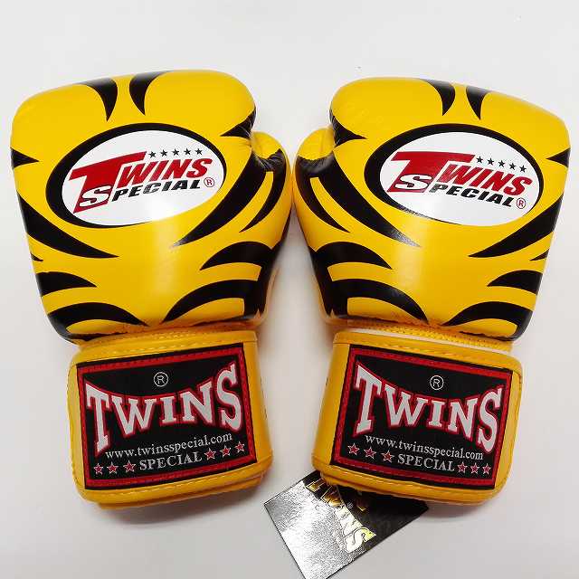 TWINS SPECIAL ボクシンググローブ 16oz イエロー Twins キック ボクシンググローブ 14オンス イエロー 黄色の個人輸入