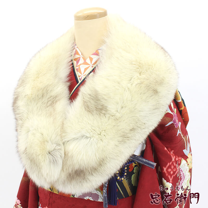 楽天市場】【中古】ファー ショール 日本製【SAGA FOX TRIM