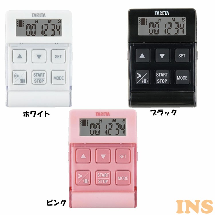 楽天市場 18日ポイント3倍 デジタルタイマー バイブレーションタイマー24時間計 クイック Td 370n Whバイブレーション 切替え ブザー音 小型タイマー コンパクト Tanita 図書館 会議 24h Tanita ホワイト ブラック ピンク D ウエノ電器 楽天市場店