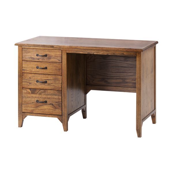 楽天市場】デスク ウッディライトグレー 書斎 机 アンティーク 収納