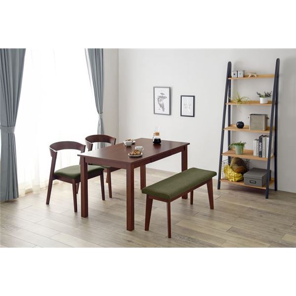 本格派ま! 北欧風ダイニング 4点組 机幅約120cm 引出し2杯 組立品 fucoa.cl