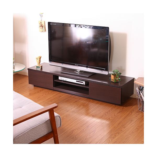 【マラソンP10倍　4/4-4/9】　テレビ台 テレビボード 約幅150cm ブラウン AV機器収納対応 引き出し付き 木目調 ローボード リビング ベッドルーム【代引不可】