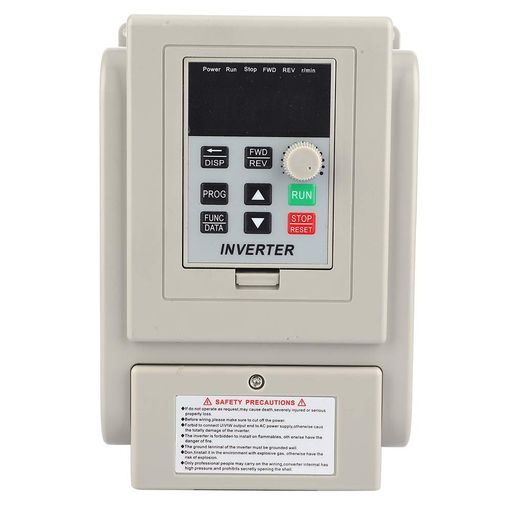 ViaGasaFamidoインバーター2.2kW単相入力三相出力220V三相モーター制御用操作簡単小型インバータAT1-2200X