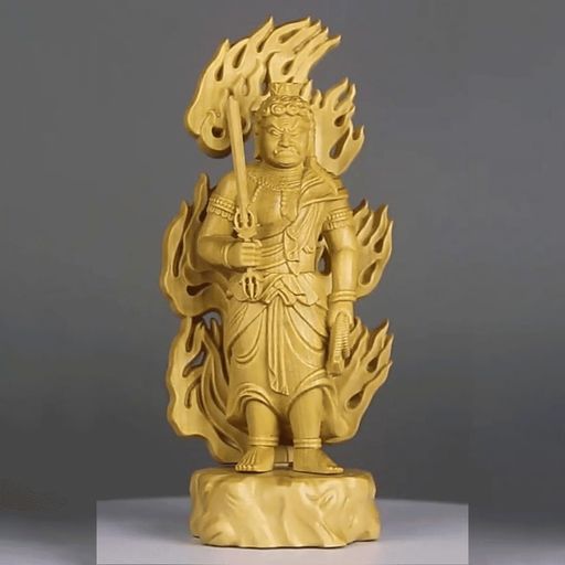 厄除け香合仏 不動明王（酉年） 楽天市場】厄除け香合仏 不動明王(酉年生まれ) 白檀製 高さ6cm