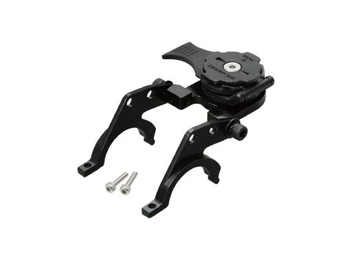 [レックマウントプラス]ダブルアームセット(両持ちナローマウント用拡張キット)アルミCNC加工品【D-Arm-R+CNC】「拡張パーツのみ、別途前側のマウント部+専用ケース必要」31.8mm専用