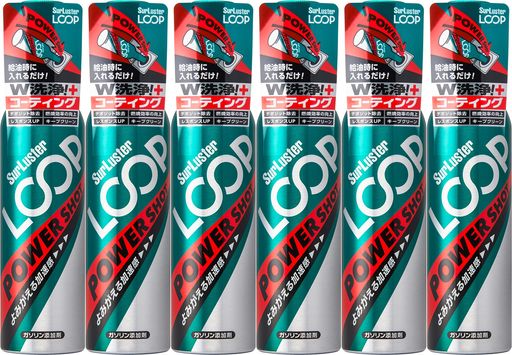 SurLuster(シュアラスター) ループ パワーショット 240mlx6本 ガソリン添加剤 ガソリン車 4サイクル PEA PIBA 特殊潤滑剤配合 洗浄系燃料添加剤 燃費改善 振動軽減 レスポンス回復 エンジン内洗&hellip;｜U-JIN SHOP 店