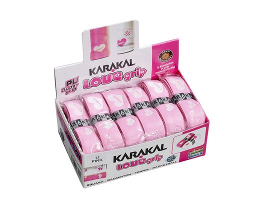 KARAKAL(カラカル)手持ち部分全櫂運動競技相応うPUSUPERLOVEGRIPBOX12サクラ色12個1書き割りKJ681Wサクラ色