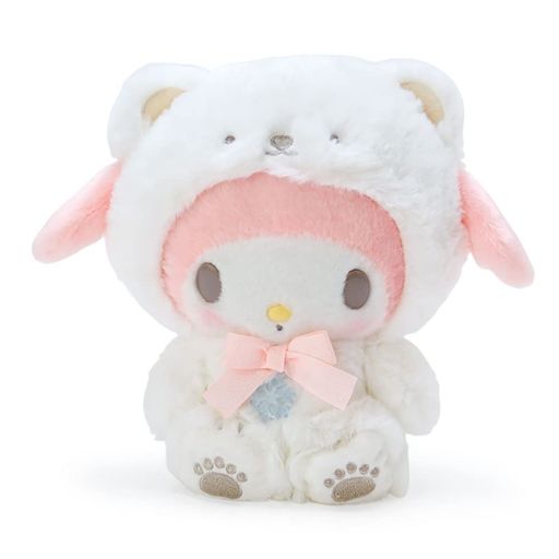 サンリオ ぬいぐるみ マイメロディ マイメロちゃん MY MELODY ふわふわスノーデザインシリーズ キャラクター 21×12×20CM 538612 SANRIO