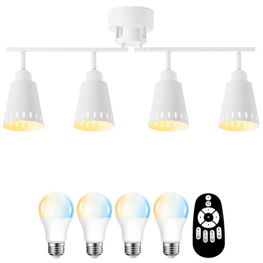 楽天市場】ANWIO シーリングライト 4灯 スポットライト 450LM 6畳 8畳