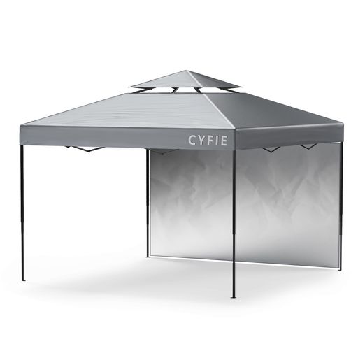 CYFIEタープテント3x3mワンタッチ簡単屋根テントアウトドアテントバーベキューサイドシート遮光遮熱頑丈日よけ耐水高さ3段階調節スチールフレーム組立簡単持ち運び便利キャンプピクニ…