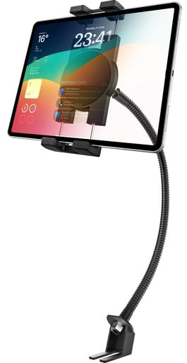 woleyi車載ホルダートラックシートレール用タブレットホルダーカー前席シートボルトタブレットスタンド500mmフレキシブル長さ金属アームグースネック360度回転安定性日本語説明書付き対…
