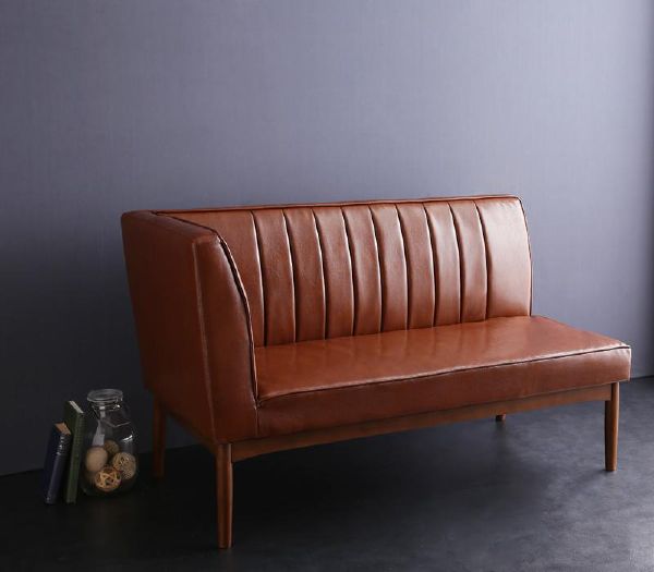 2p エントリ でポイント5倍 Ul1 家具 ソファ ソファベッド 右アーム お手入れし易く長持ちするpuレザー ヨークス ウォールナット Yorks Ul モダンデザインリビングダイニング キルティングデザイン ダイニングソファ 送料無料 ソファのu Life ダイニング