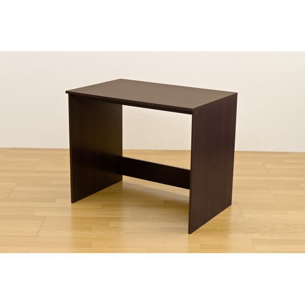 2069円 【SALE／88%OFF】 2069円 ランキングTOP5 シンプルパソコンデスク 学習机 ダークブラウン 天板厚