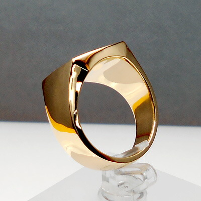 楽天市場】K18印台 40g 三味印台リング : ユーマン貴金属