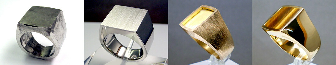 楽天市場】K18印台 20g 正角印台リング : ユーマン貴金属