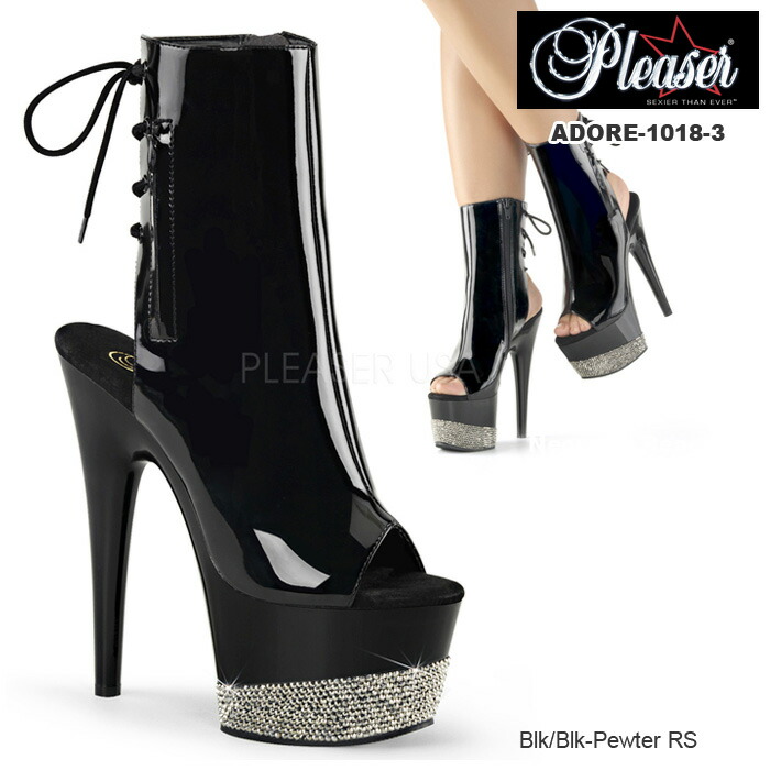 楽天市場】選べる靴用品プレゼント付 Pleaser(プリーザー) きらきら