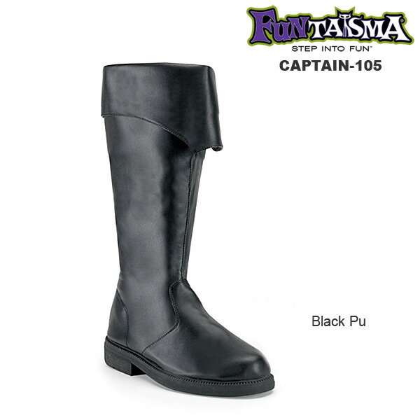 選べる靴用品プレゼント付 FUNTASMA　Men'sローヒールブーツ　CAPTAIN-105◆取り寄せ