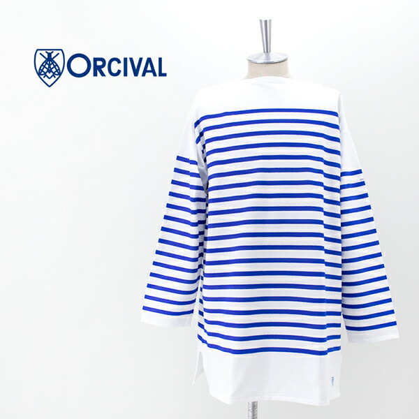 ORCIVAL オーシバル メンズ 短艇のど首 ボーダーカットソー［6101C］【ベーシック】 メンズファッション-Tシャツ・カットソー-トップス