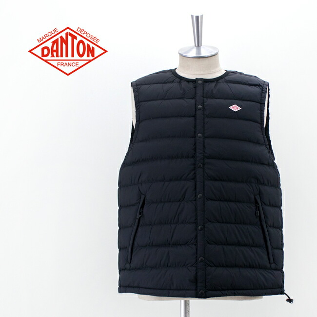 DANTON ネイビー Vネックダウンベスト 42 ［美品］ 楽天市場】ダントン/DANTON ウールモッサくるみボタンベスト