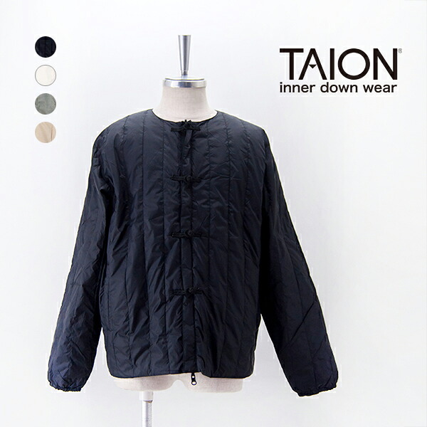 TAION タイオン ユニセックス ジャパンスペシャル チャイナボタン ダウンジャケット［TAION-JK01JS］【BASIC】｜ユナイテッドオーク