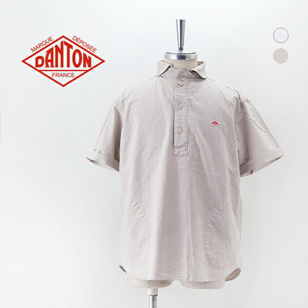 DANTON ダントン メンズ 丸襟 半袖ティーシャツプルオーバー SOLID［DT-B0284SOX］【ベーシック】