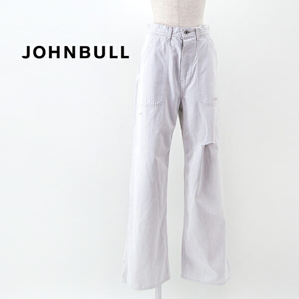 【SALE 30%OFF】Johnbull ジョンブル レディース 8オンスホワイトデニムハードワーカーデッキパンツ［JL242P25］【2024SS】【返品交換不可】｜ユナイテッドオーク