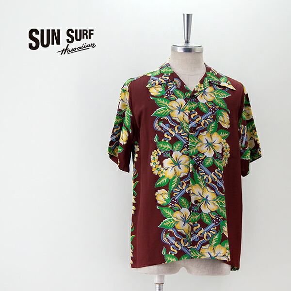 SUN SURF サンサーフ メンズ レーヨンハワイアンシャツ BLESSING GIFT FROM HAWAII［SS39212］【2024SS】｜ユナイテッドオーク