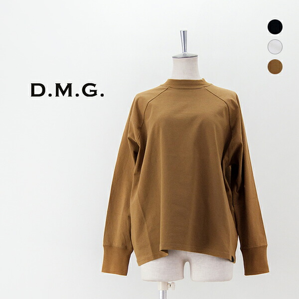 DMG ドミンゴ レディース 14/1BD天竺 ラグランロングティーシャツ［19-0120N］【2024FW】 トップス-レディースファッション-Tシャツ・カットソー