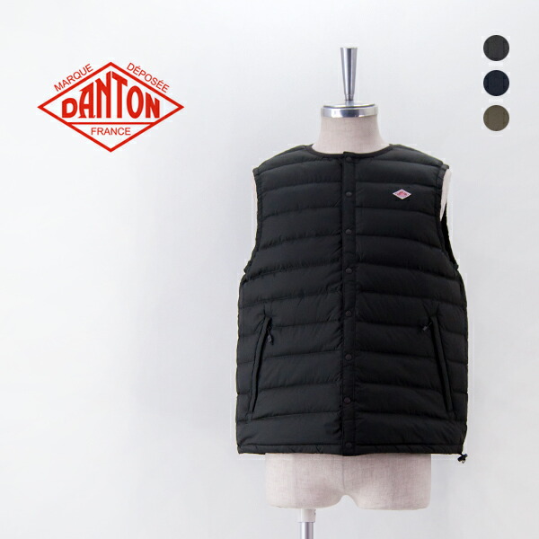 楽天市場】DANTONダントン 18A-KW-001 JD-8753 Vネックインナーダウン