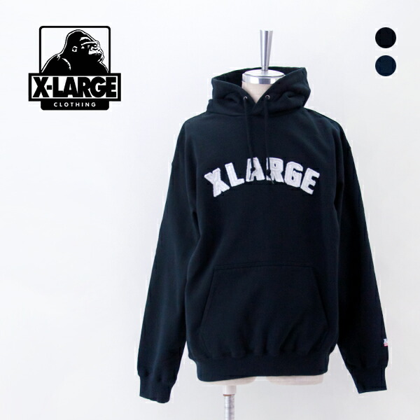 【SALE 30%OFF】XLARGE エクストララージ メンズ アーチロゴ プルオーバーフーディースウェットシャツ［101253012014］【2025FW】【返品交換不可】｜ユナイテッドオーク