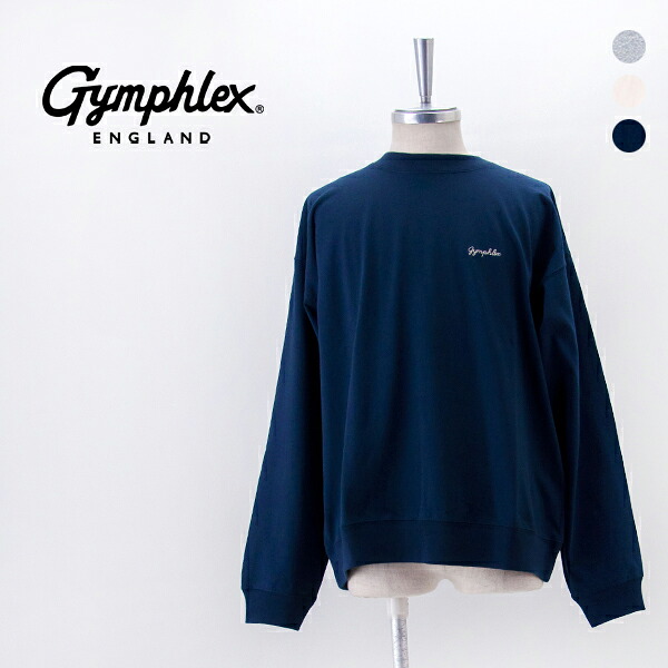 Gymphlex ジムフレックス メンズ コットンジャージー クルーネック長袖Tシャツ［GY-C0487HKT］【2025FW】｜ユナイテッドオーク