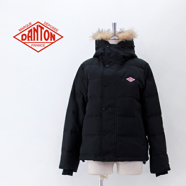 楽天市場】*レディース DANTON ダントン FAKE FUR HOODED DOWN JACKET