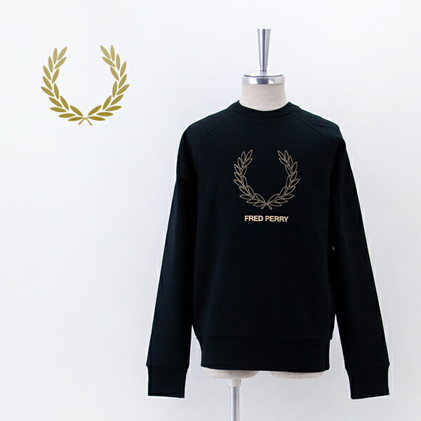 FRED PERRY フレッドペリー メンズ ひと通り ローレルリース トレーナー［M1769］【2025FW】