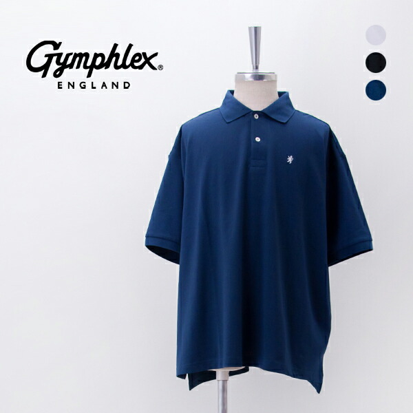 Gymphlex 体育館フレックス メンズ ご機嫌ゲージ鹿の子 スポーツシャツ［GY-C0443KKA］【2026SS】