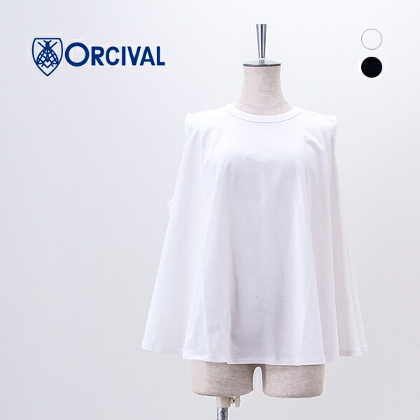 ORCIVAL オーシバル レディース ノースリーブカットソー［OR-C0533OEJ］【2026SS】 レディースファッション-トップス