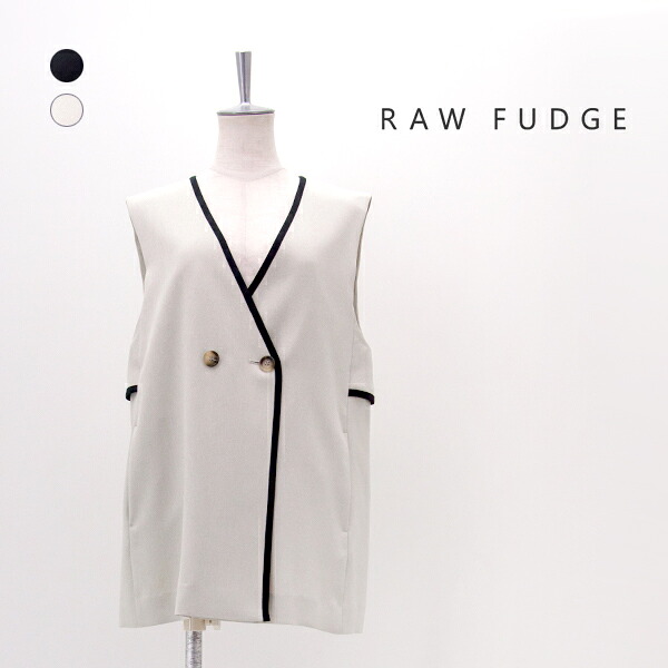 RAW FUDGE ローファッジ レディース バイカラーラインジレ［7663384］【2026SS】｜ユナイテッドオーク