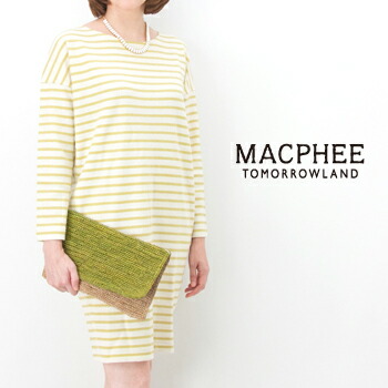 公式 Tomorrowland Macphee マカフィー レディース ボーダードレスワンピース 12 06 35 tn Fw 正規品 Www E Viar Com