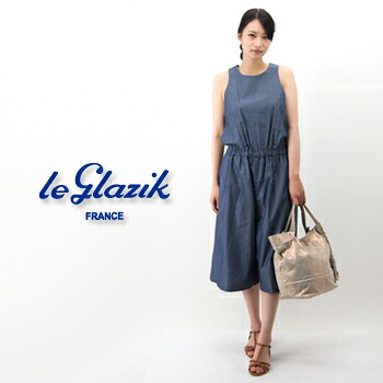 【SALE 50%OFF】Le glazik ル グラジック レディース インディゴダンガリー オールインワン［JL-3572TYD］【SS】【返品交換不可】｜ユナイテッドオーク